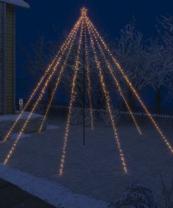 Božićno drvce s padajućim LED svjetlima 800 LED žarulja 5 m