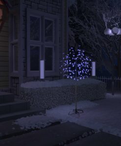 Božićno drvce sa 120 LED žarulja plavo svjetlo 150 cm