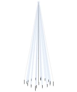 Božićno drvce sa šiljkom 1134 hladne bijele LED žarulje 800 cm