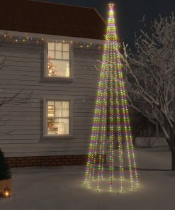 Božićno drvce sa šiljkom i 1134 LED šarene žarulje 800 cm