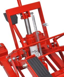 Crvena hidraulična dizalica za motocikl/četverokotač do 680 kg