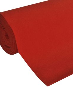 Crveni tepih 1 x 5 m Ekstra teški 400 g / m2