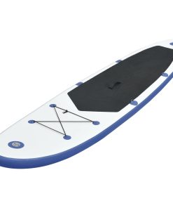 Daska na napuhavanje za veslanje stojeći plavo-bijela
