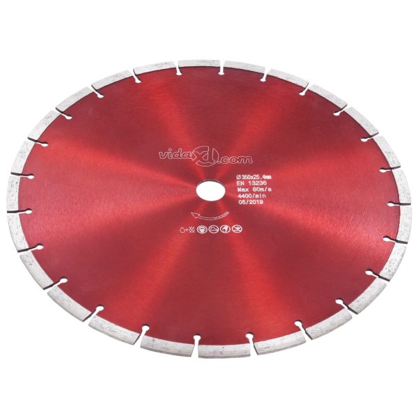 Dijamantni disk za rezanje čelični 350 mm
