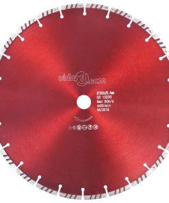 Dijamantni disk za rezanje s turbo segmentima čelični 350 mm