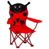 Dječje vrtne stolice od tkanine 2 kom crvene