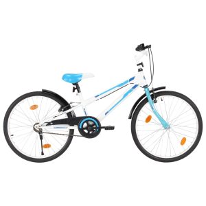 Dječji bicikl 24 inča plavo-bijeli
