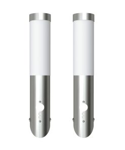 Dvije zidne lampe sa senzorom pokreta 6 x 36 cm