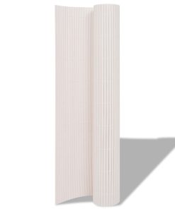 Dvostrana Vrtna Ograda 90x500 cm Bijela