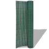 Dvostrana vrtna ograda PVC 90 x 300 cm zelena