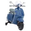 Električni dječji motocikl Vespa GTS300 plavi