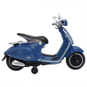 Električni dječji motocikl Vespa GTS300 plavi