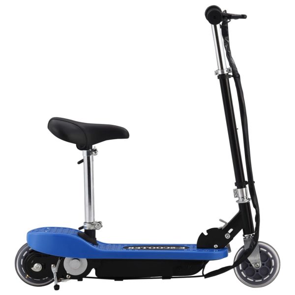Električni skuter sa sjedalom 120 W plavi