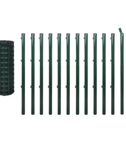 Euro ograda 25 x 1 m čelična zelena
