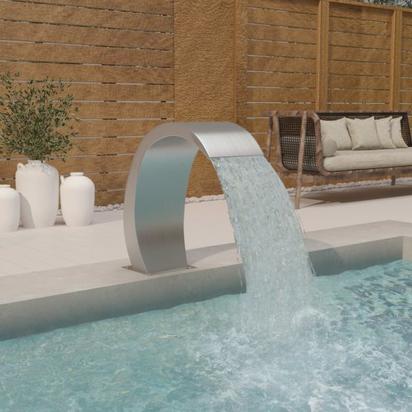 Fontana za bazen LED 22 x 60 x 70 cm od nehrđajućeg čelika 304