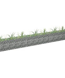 Gabionska sadilica od pocinčanog čelika 270 x 30 x 30 cm