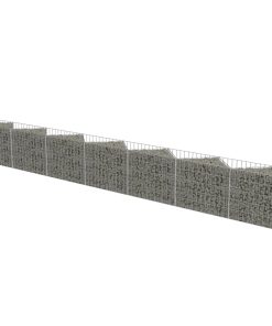 Gabionski zid od pocinčanog čelika 450 x 30 x 50 cm