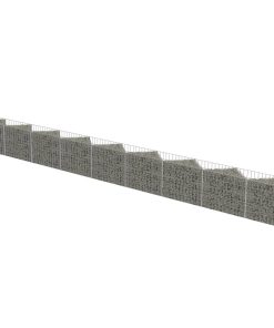 Gabionski zid od pocinčanog čelika 630 x 30 x 50 cm