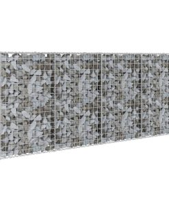 Gabionski zid s poklopcima od pocinčanog čelika 200 x 20 x 85 cm
