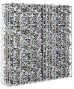 Gabionski zid s poklopcima od pocinčanog čelika 80 x 20 x 100 cm