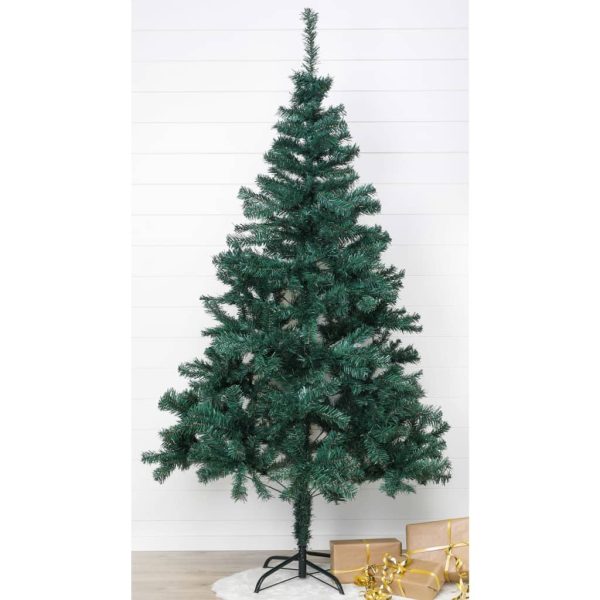 HI božićno drvce s metalnim postoljem zeleno 210 cm