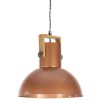 Industrijska viseća svjetiljka 25 W bakrena okrugla 52 cm E27