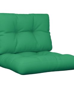 Jastuci za palete 2 kom zeleni od tkanine