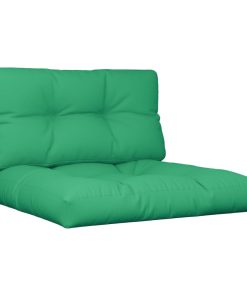 Jastuci za palete 2 kom zeleni od tkanine