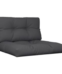 Jastuci za sofu od paleta 2 kom crni