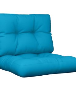 Jastuci za sofu od paleta 2 kom plavi