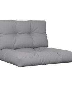 Jastuci za sofu od paleta 2 kom sivi