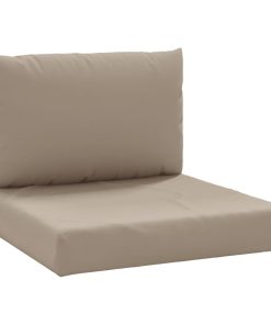 Jastuci za sofu od paleta 2 kom smeđe-sivi od tkanine