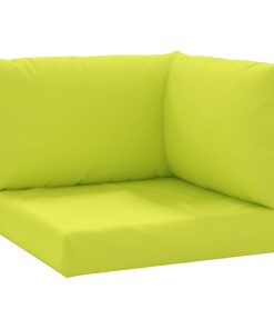 Jastuci za sofu od paleta 3 kom jarko zeleni od tkanine
