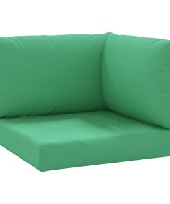 Jastuci za sofu od paleta 3 kom zeleni od tkanine