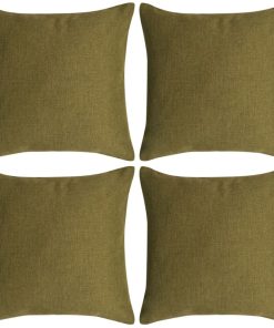 Jastučnica 4 kom. Linen-look Zelena 50x50 cm