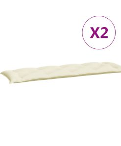 Jastuk za ljuljačku krem bijeli 150 cm od tkanine