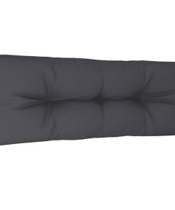 Jastuk za sofu od paleta antracit 120 x 40 x 10 cm