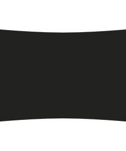 Jedro protiv sunca od tkanine Oxford pravokutno 2 x 4 m crno