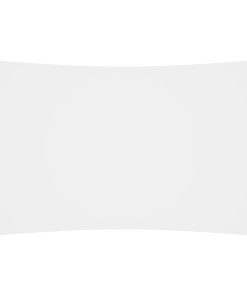 Jedro protiv sunca od tkanine Oxford pravokutno 3 x 6 m bijelo