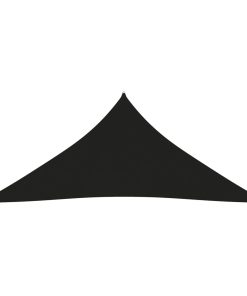 Jedro protiv sunca od tkanine Oxford trokutasto 5x5x5 m crno