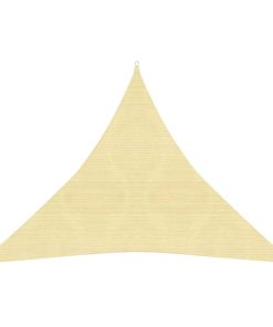 Jedro za zaštitu od sunca 160 g/m² bež 3 x 3 x 3 m HDPE