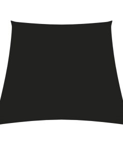 Jedro za zaštitu od sunca od tkanine trapezno 4/5 x 4 m crno