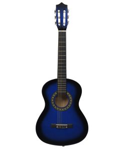 Klasična gitara za početnike i djecu plava 1/2 34"