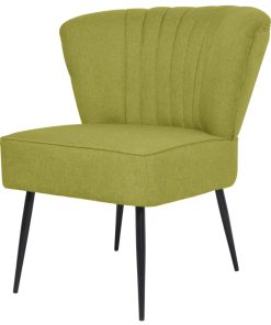 Koktel stolica od tkanine zelena