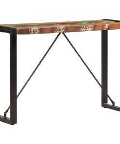 Konzolni stol 110 x 35 x 76 cm od masivnog obnovljenog drva