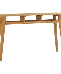 Konzolni stol 120 x 35 x 75 cm od masivne tikovine