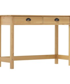 Konzolni stol Hill s 2 ladice 110x45x74 cm od masivne borovine