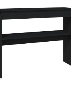 Konzolni stol crni 102 x 30 x 80 cm od iverice