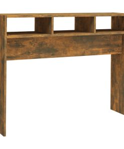 Konzolni stol dimljeni hrast 105x30x80 cm od konstruiranog drva
