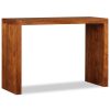 Konzolni stol masivno drvo s premazom boje meda 110x40x76 cm